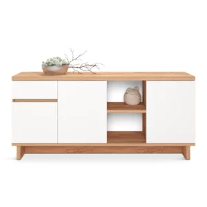 BUFFET GOLD OAK+WHITE