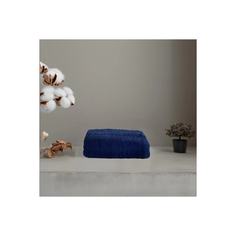 BT600-DARK-BLUE ELITE BATH TOWEL 90X140 600 GR