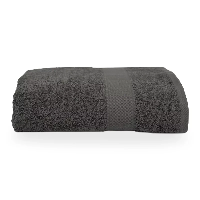 FT400-DARK-GEY BASIC FACE TOWEL 50X90