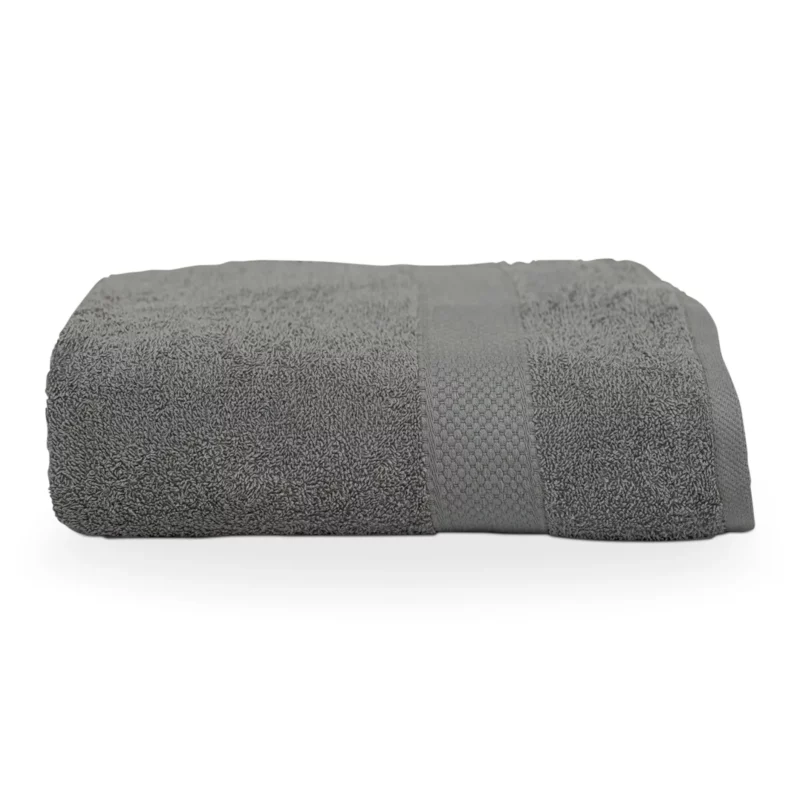 FT400-SILVER BASIC FACE TOWEL 50X90