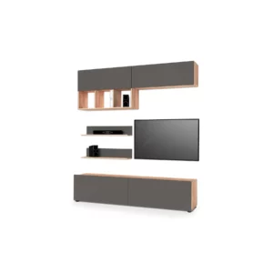 WALLUNIT GOLD OAK+D.GREY