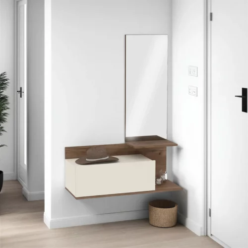 HALL UNIT SMOKED OAK+CASHMERE