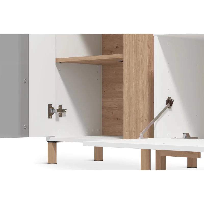 BASTIA WALLUNIT ARTSN OAK+WHT