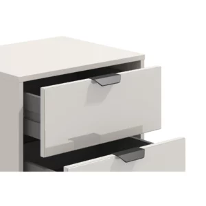 11013770-1 LUCCA Cashmere Wood Effect Night Stand