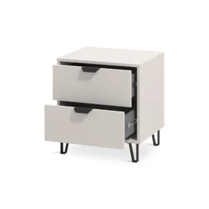11013770-5 LUCCA Cashmere Wood Effect Night Stand