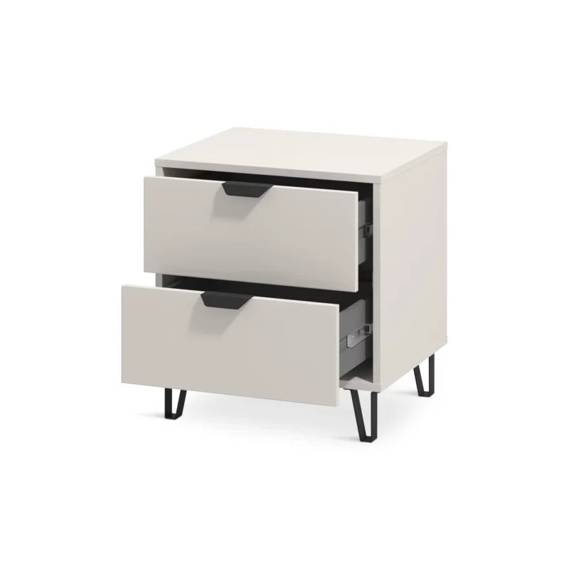 11013770-5 LUCCA Cashmere Wood Effect Night Stand