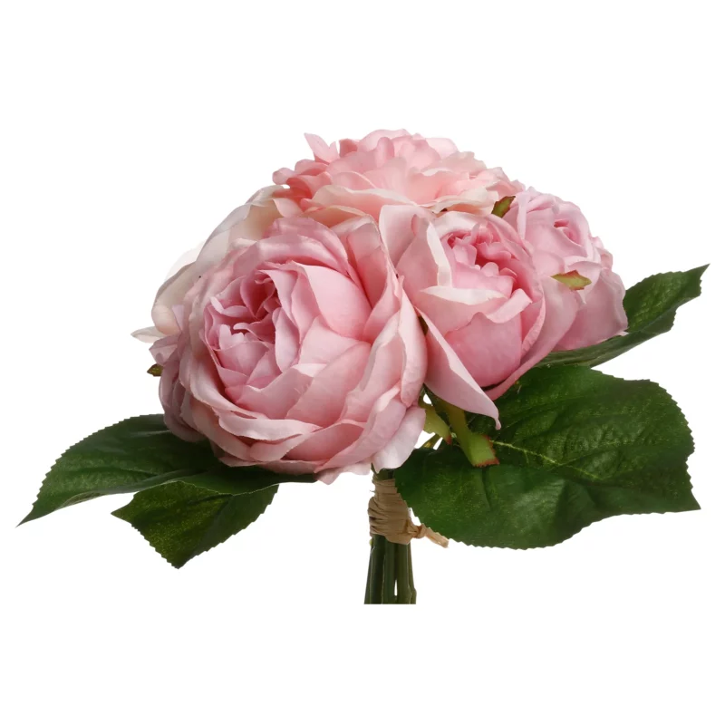 130815-1 9 PINK ROSES BOUQUET H30