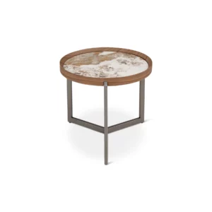 SIDE TABLE CERMC TOP WALNUT