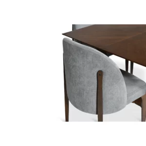 DINING SET 1+8 WALNUT+LUCA 11