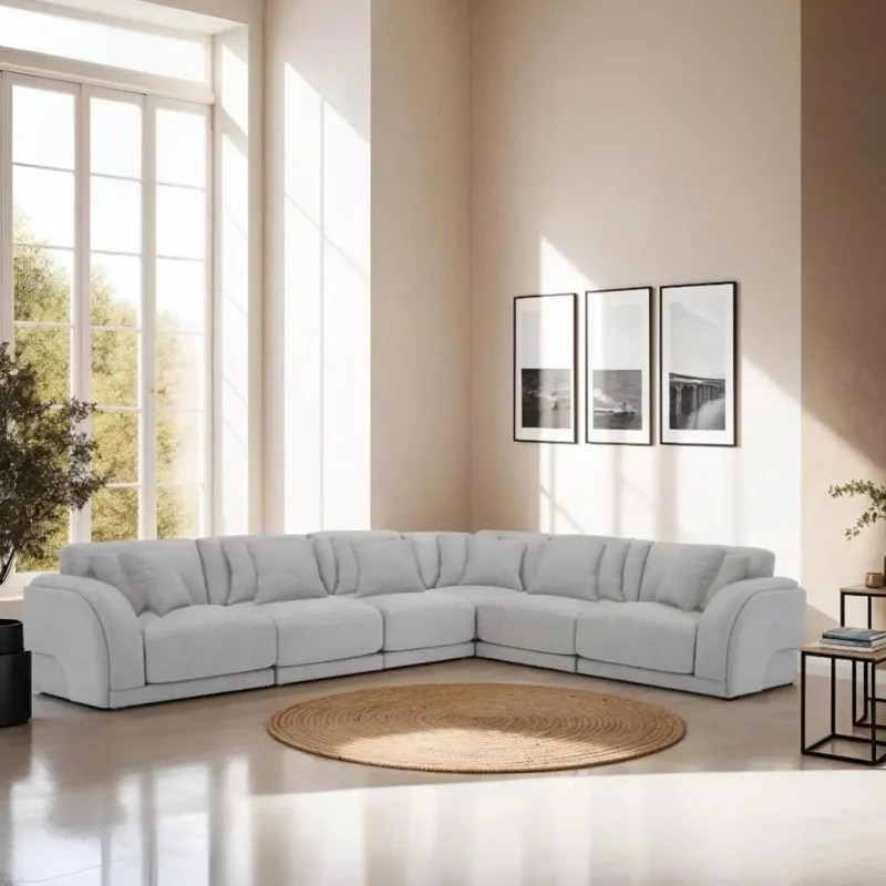 SOOTHE Fabric Corner Sofa