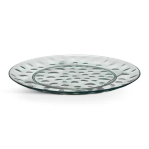 PLASTIC DINNER PLATE DOTS 30CM