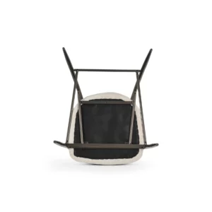 DX-2569HG-RAVEN22-1 BAR STOOL OFF-WHITE FABRIC