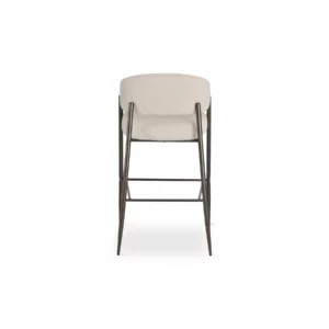 DX-2569HG-RAVEN22-6 BAR STOOL OFF-WHITE FABRIC