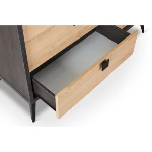 DRESSER NATURAL OAK+BLACK OAK