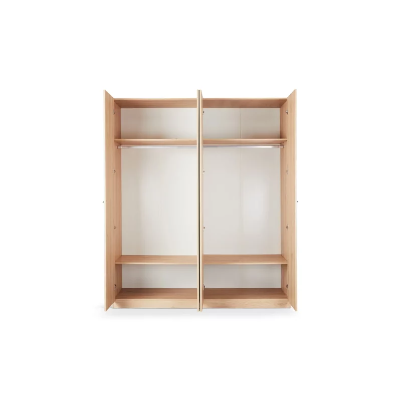 LUMIN Natural Oak Effect Wardrobe