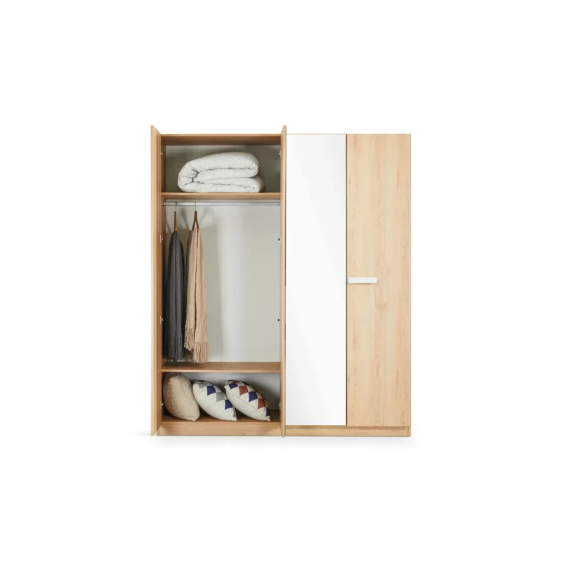 LUMIN Natural Oak Effect Wardrobe