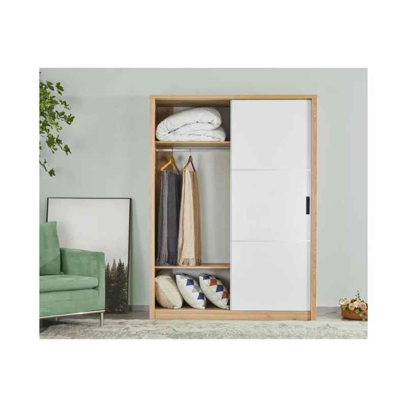 SOULIN Natural Oak Effect Wardrobe