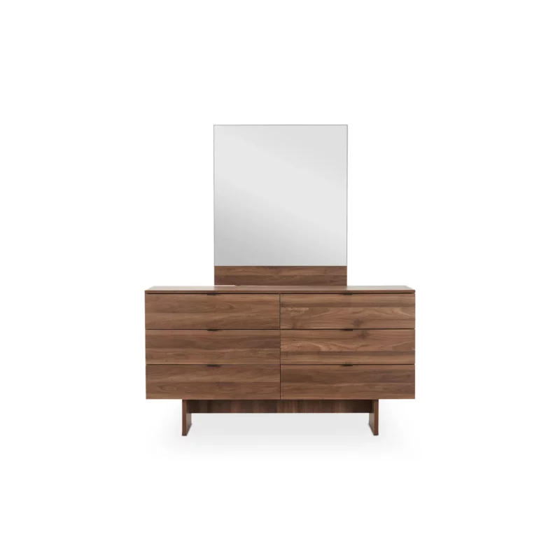 JL-04009JL-02017-2 DRESSER+MIRROR WALNUT 387005