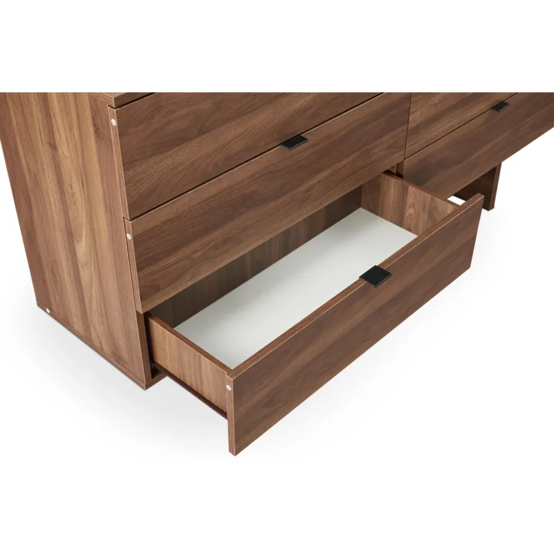 JL-04009JL-02017-4 DRESSER+MIRROR WALNUT 387005