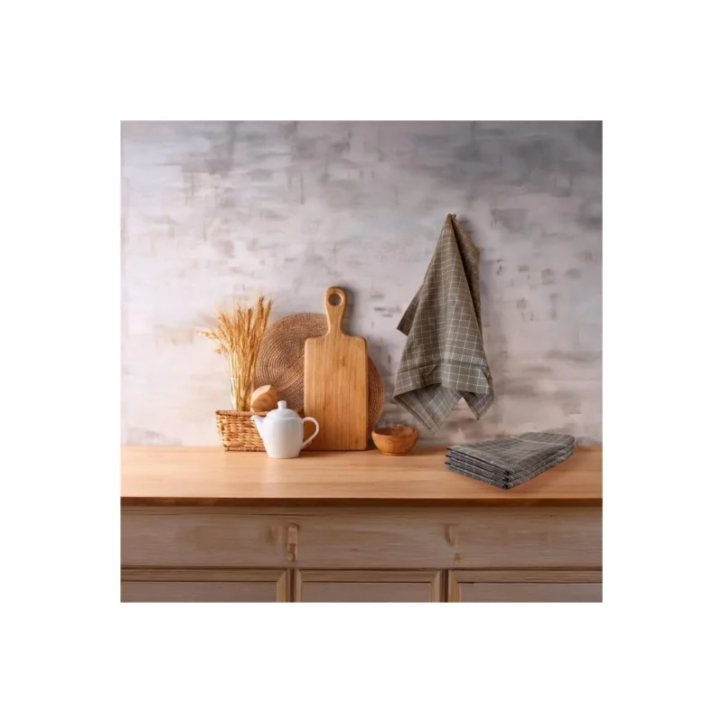 SOHO KITCHEN TOWELS BEIGE 4PCS