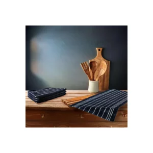 KTMEMPHIS-BLACK MEMPHIS KITCHEN TOWELS 4PCS