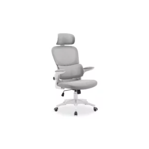OFFICE CHAIR WHITE-GREY MESH