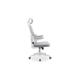 OFFICE CHAIR WHITE-GREY MESH