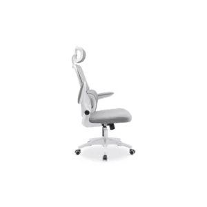 OFFICE CHAIR WHITE-GREY MESH
