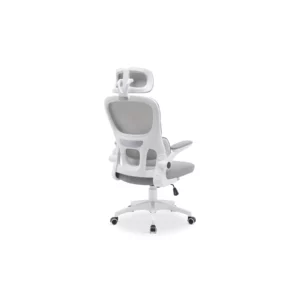 OFFICE CHAIR WHITE-GREY MESH