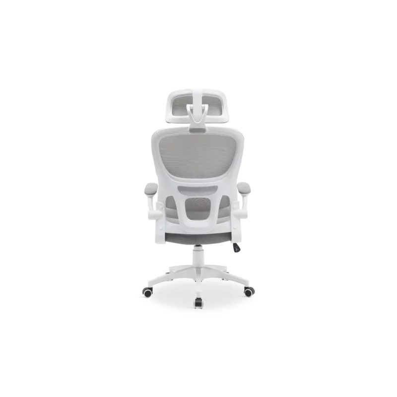 OFFICE CHAIR WHITE-GREY MESH