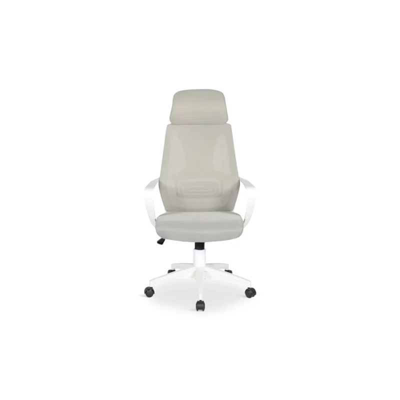OFFICE CHAIR WHITE-GREY MESH