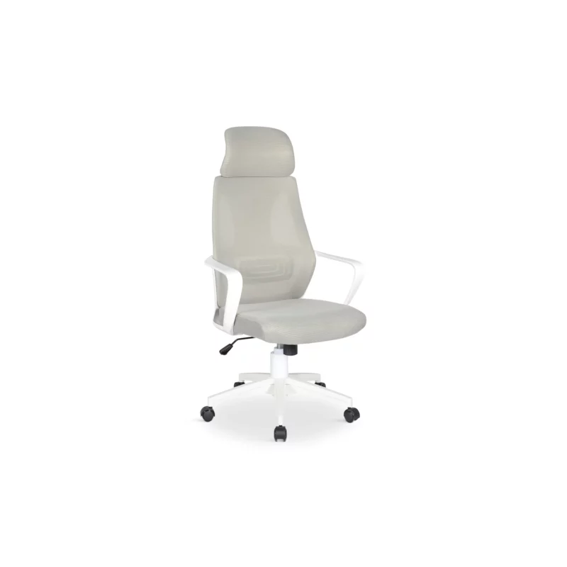 OFFICE CHAIR WHITE-GREY MESH