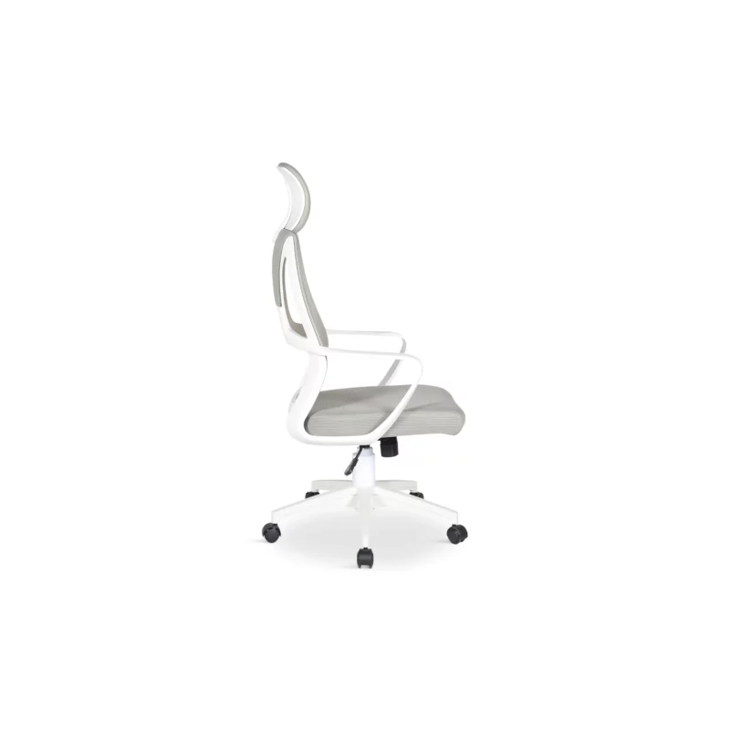 OFFICE CHAIR WHITE-GREY MESH