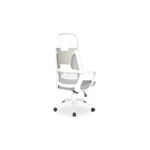 OFFICE CHAIR WHITE-GREY MESH