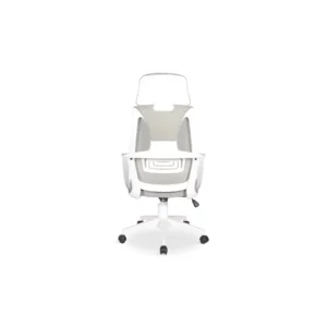 OFFICE CHAIR WHITE-GREY MESH