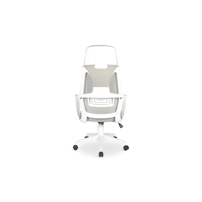 OFFICE CHAIR WHITE-GREY MESH