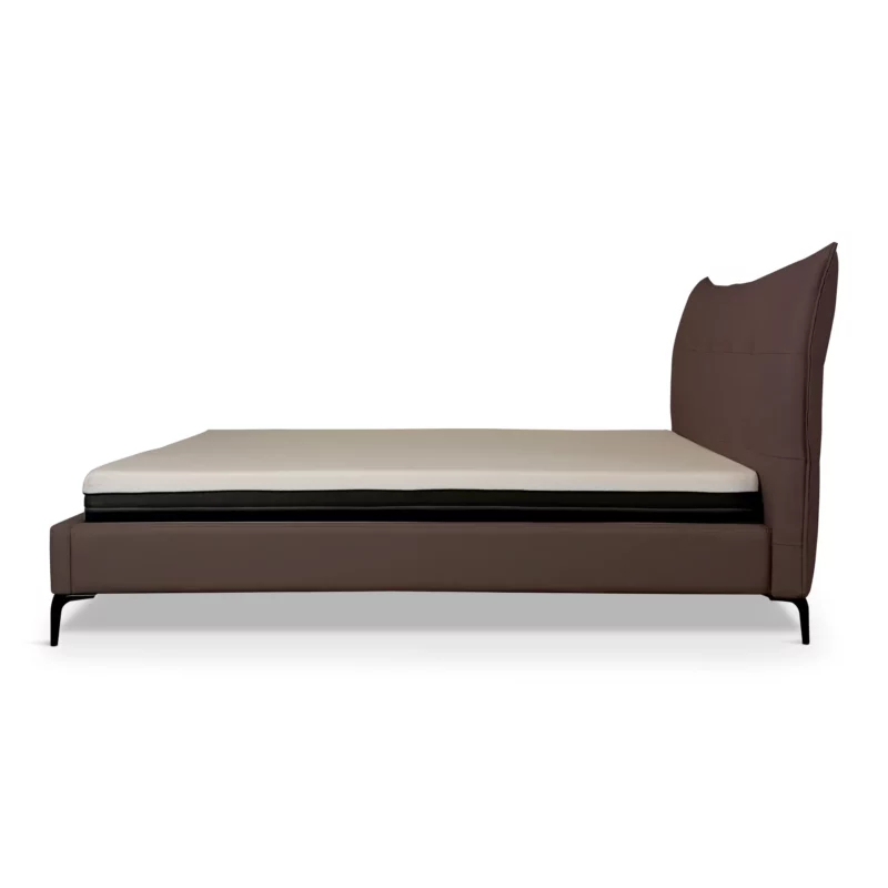 MB-B029-G28-1 MORGON Brown PU Leather Bed