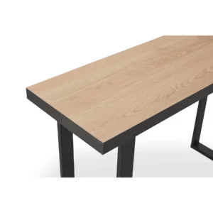 CONSOLE NATURAL OAK 7055+BLK