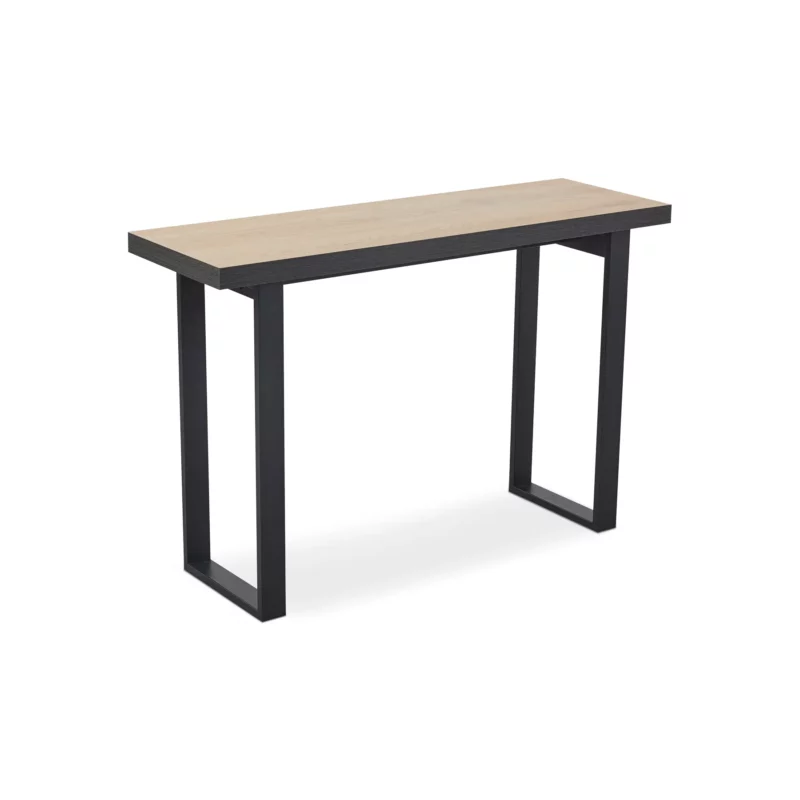 CONSOLE NATURAL OAK 7055+BLK