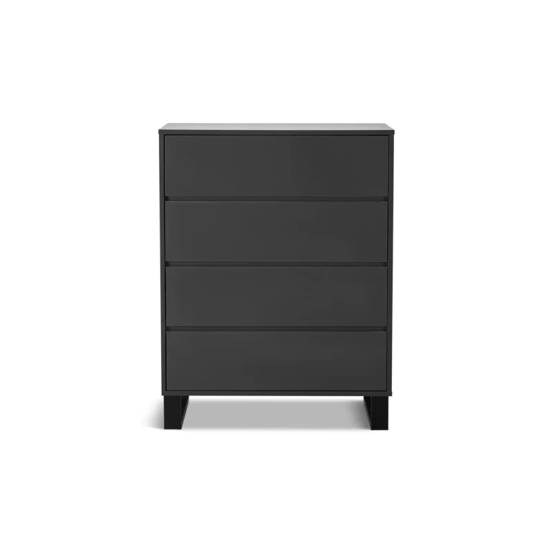 NS2113-CHEST-3 CHEST MATT GREY+BLACK MTL LEGS