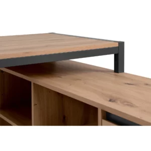 DENVER37A DESK ARTI.OAK+ANTHR