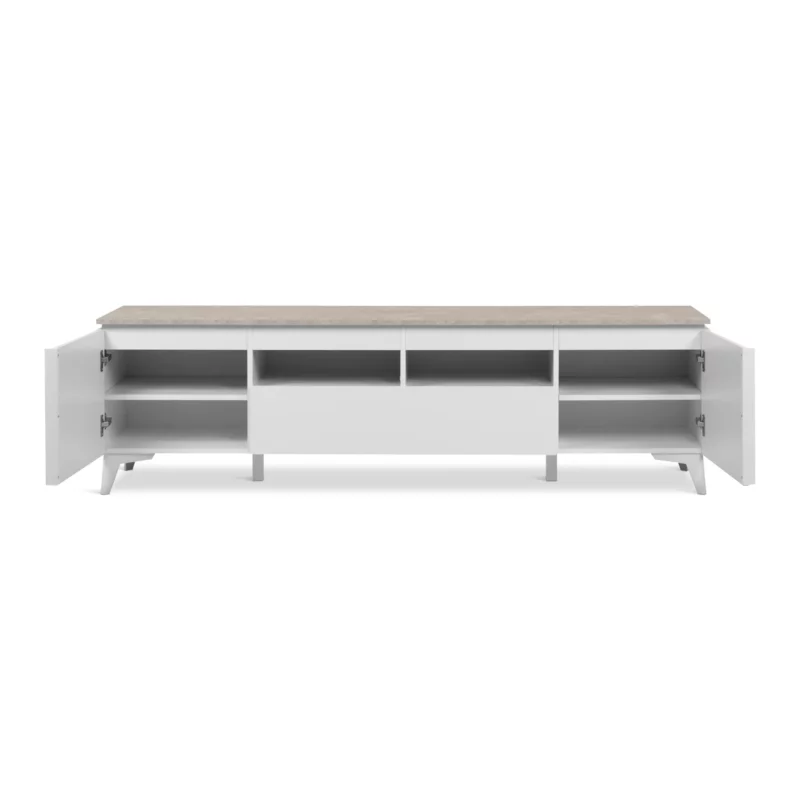 BETRIX White TV Stand