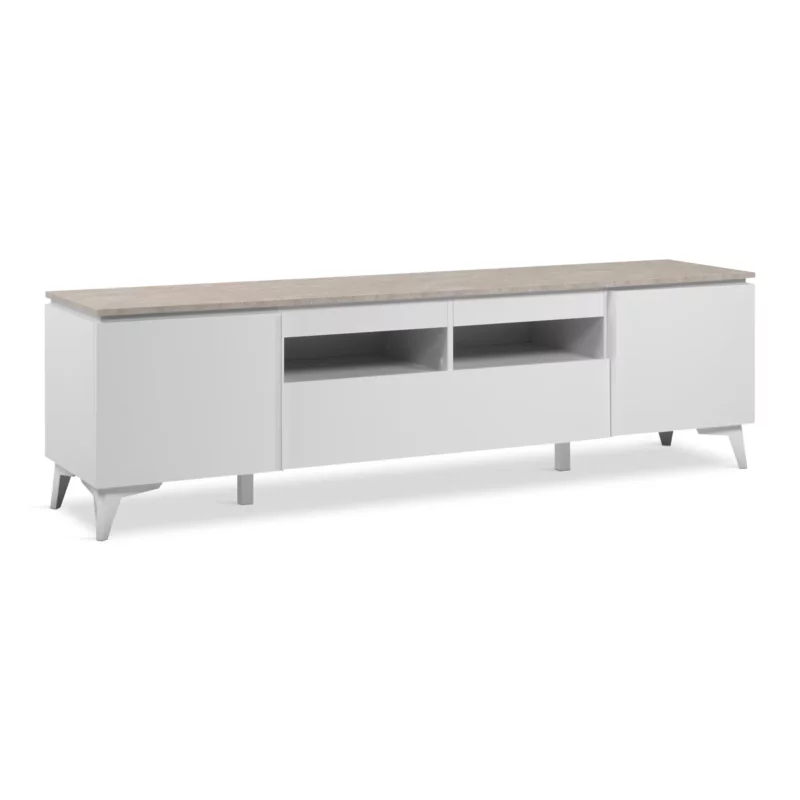 BETRIX White TV Stand
