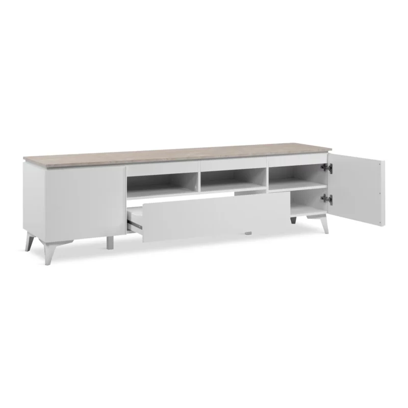 BETRIX White TV Stand