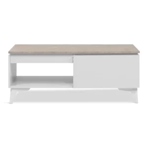 BERTRIX55C COFE TBL SANDST+WHT