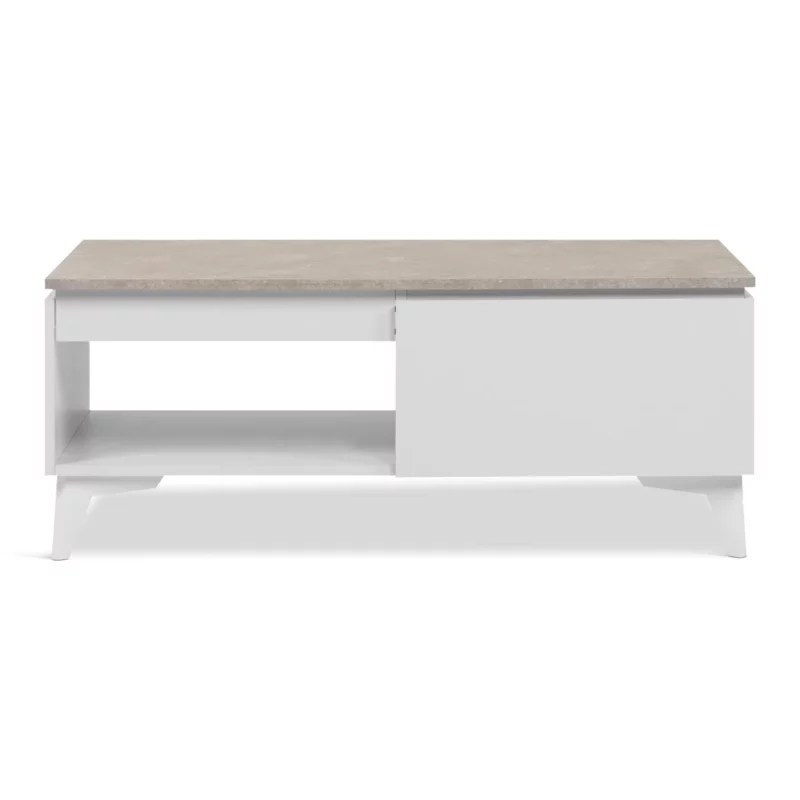 BERTRIX55C COFE TBL SANDST+WHT