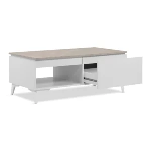 BERTRIX55C COFE TBL SANDST+WHT