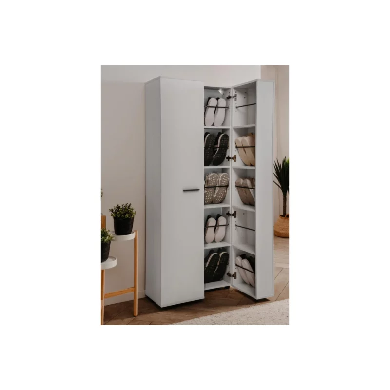 LUGO02A SHOE.CABINET WHITE