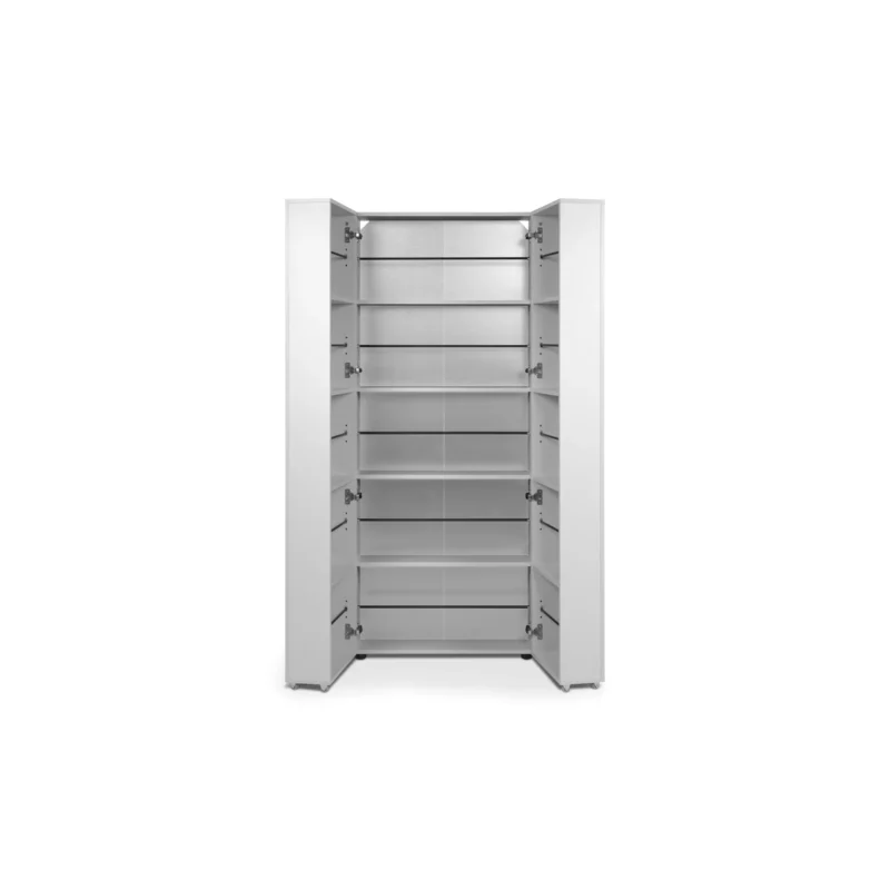 LUGO02A SHOE.CABINET WHITE