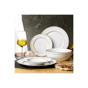 XM GOLD RIM SALAD BOWL 23CM